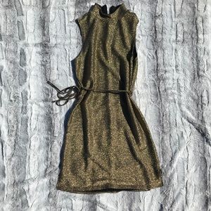 Golden sparkly dress